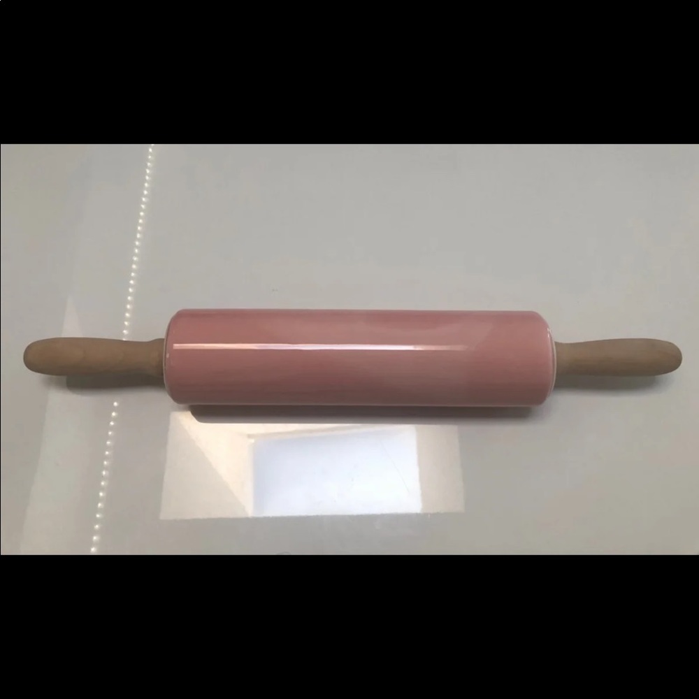 Pink ceramic rolling pin